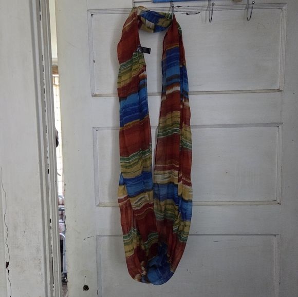 Multicolor Striped Scarf - Picture 1 of 2
